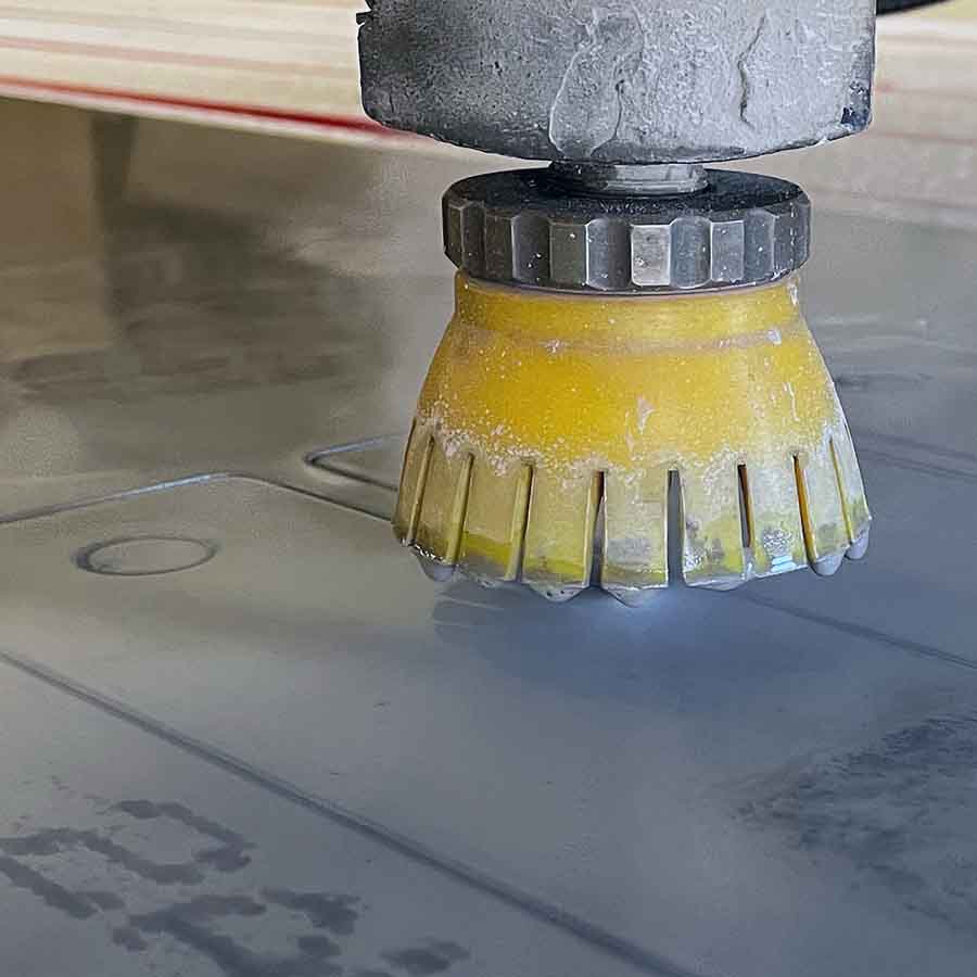 water jet cutting