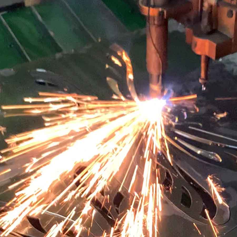 plasma cutting